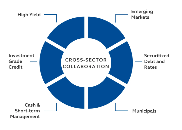 Graphic displaying cross-sector collaboration process.